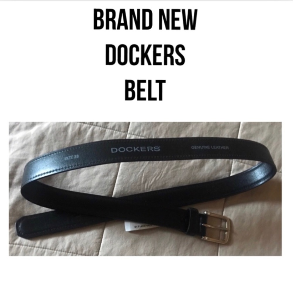 New Dockers Genuine Leather Belt size 38